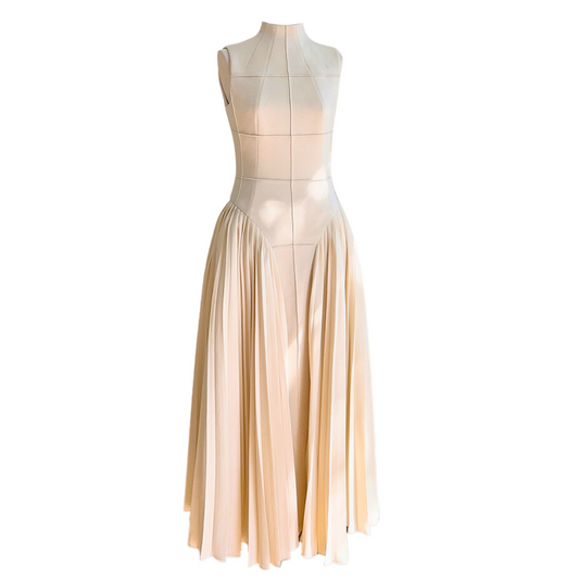 AVA | Midikleid mit Faltenrock