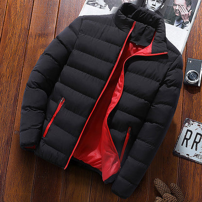 Finn™ - Blaue Winterjacke aus Baumwolle
