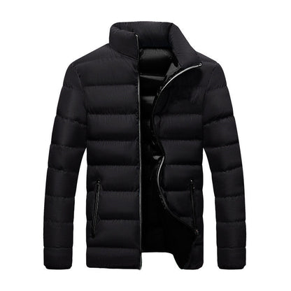 Finn™ - Blaue Winterjacke aus Baumwolle