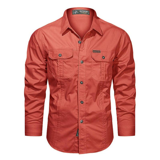 Liam™ - Herrenhemd im Cargo-Stil