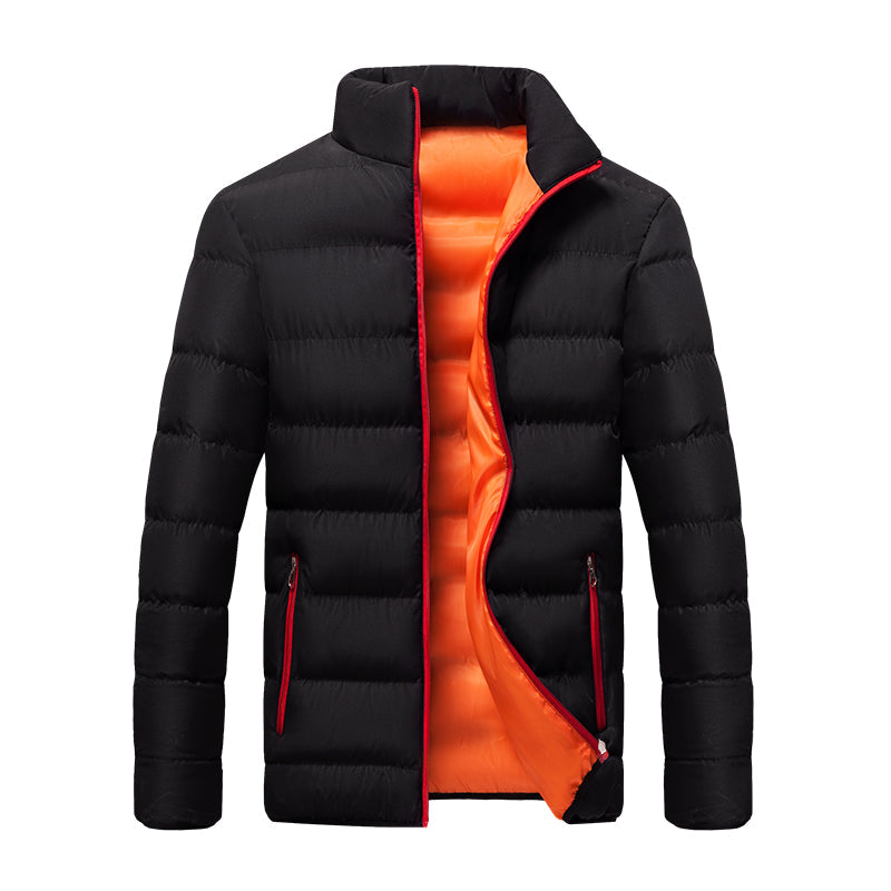 Finn™ - Blaue Winterjacke aus Baumwolle