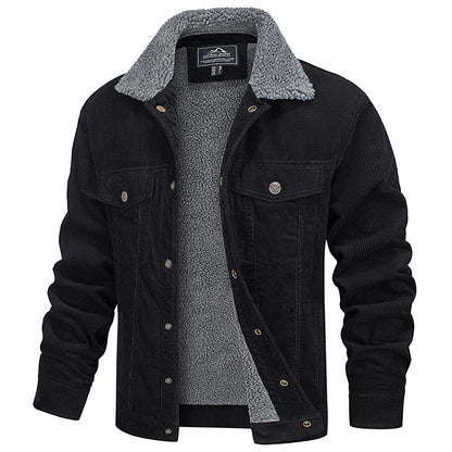 Finn™ - Multipocket Pelz mit Fleece Wintermantel