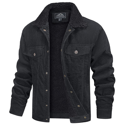 Finn™ - Multipocket Pelz mit Fleece Wintermantel