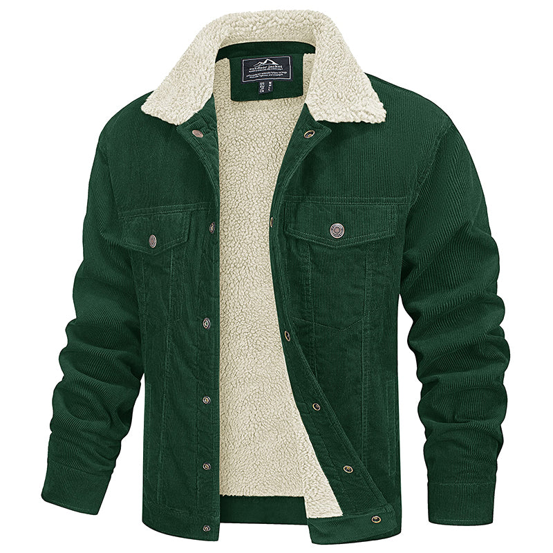 Finn™ - Multipocket Pelz mit Fleece Wintermantel