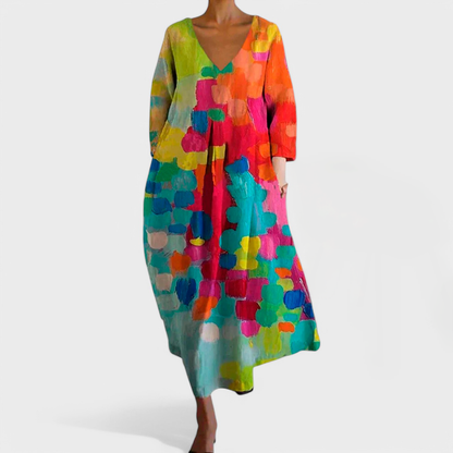 ANA – Kleid mit V-Ausschnitt