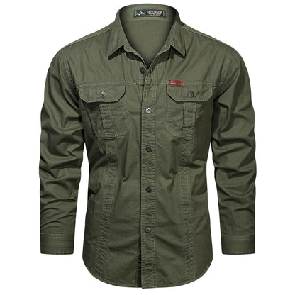 Liam™ - Herrenhemd im Cargo-Stil